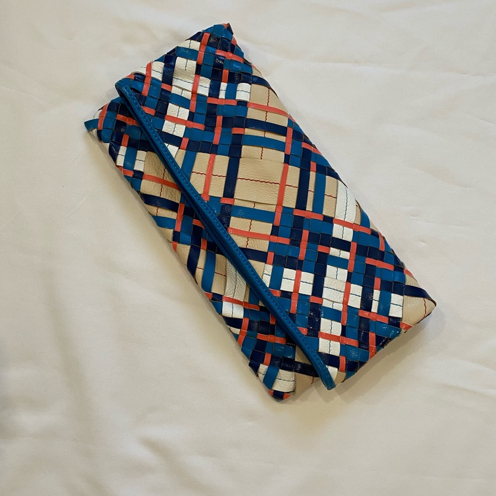 London Fog Leather Clutch Bag